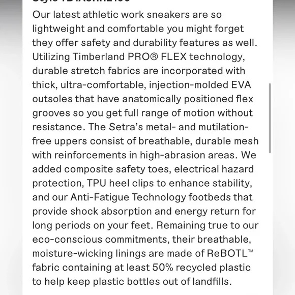 Men's Timberland PRO® Setra Comp-Toe Athletic Work Sneaker - Picture 10 of 10